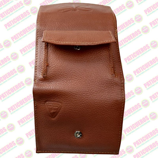 🚨 Producto En Liquidación / Billetera en cuero bovino pequeña – Elegante, práctica y con caja de regalo