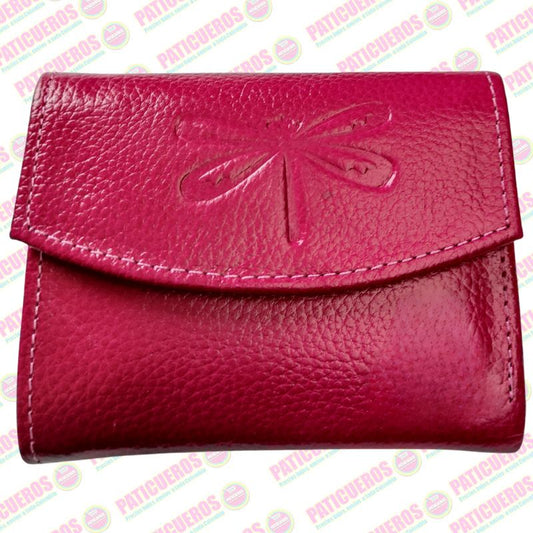 🚨 Producto En Liquidación / Billetera en cuero bovino pequeña – Elegante, práctica y con caja de regalo