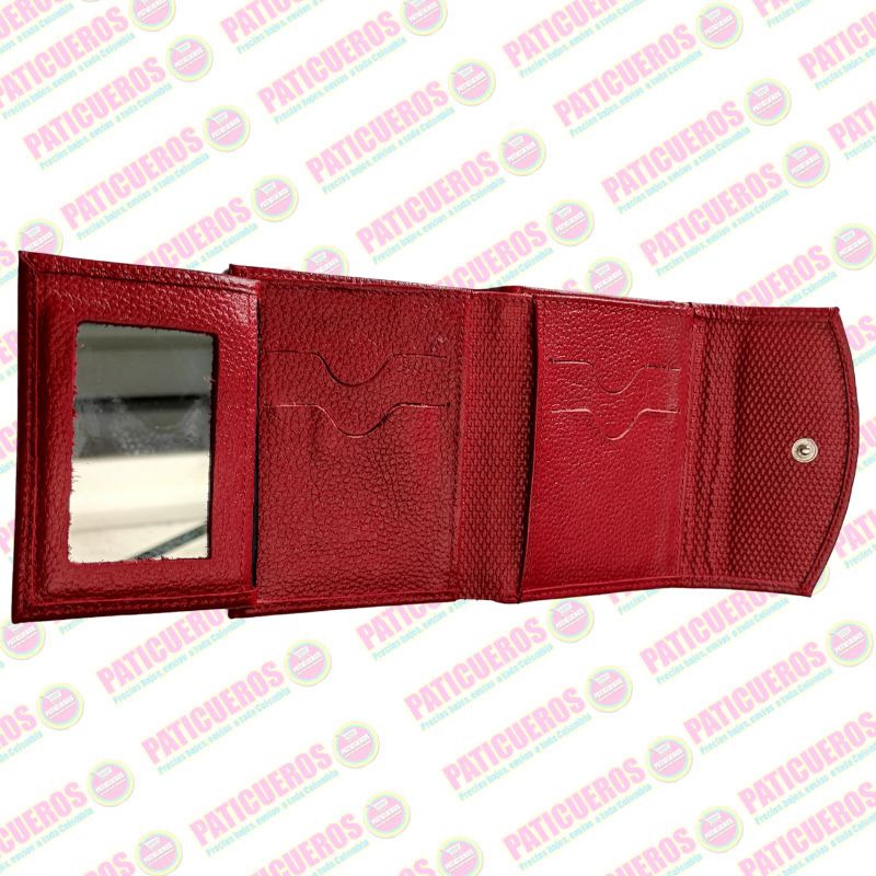 🚨 Producto En Liquidación / Billetera en cuero bovino pequeña – Elegante, práctica y con caja de regalo