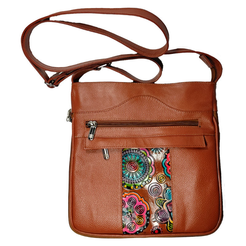 🎁 Envío Gratis / Bolso En Cuero Dama Carteras Mujer Bandolera Manos Libres