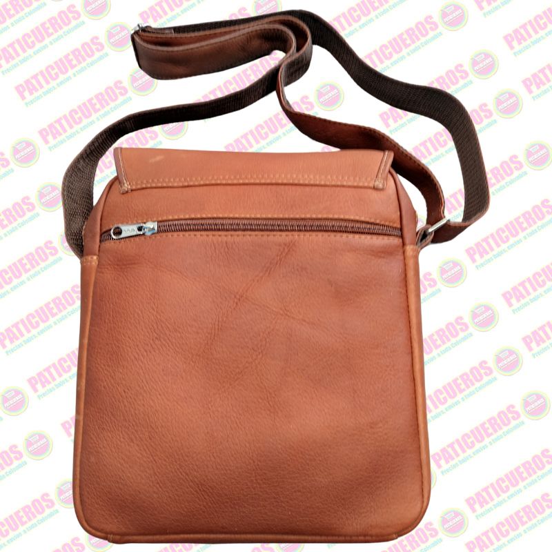 🎁 Envío Gratis / Bolso Carrier Manos Libres Bandolera Morral Cuero Bovino Tamaño Extra Grande Unisex