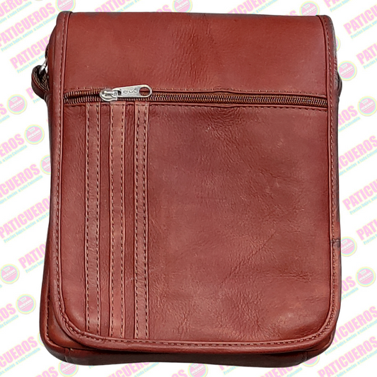 🎁 Envío Gratis / Bolso Grande Carriel Cuero Legitimo100% Maletín Manos Libres