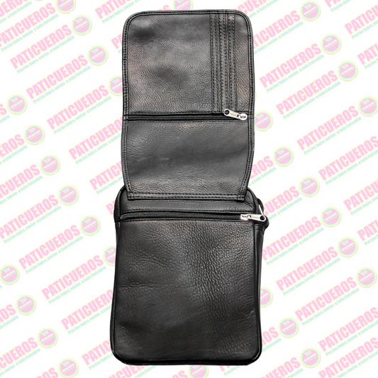 🎁 Envío Gratis / Bolso Grande Carriel Cuero Legitimo100% Maletín Manos Libres