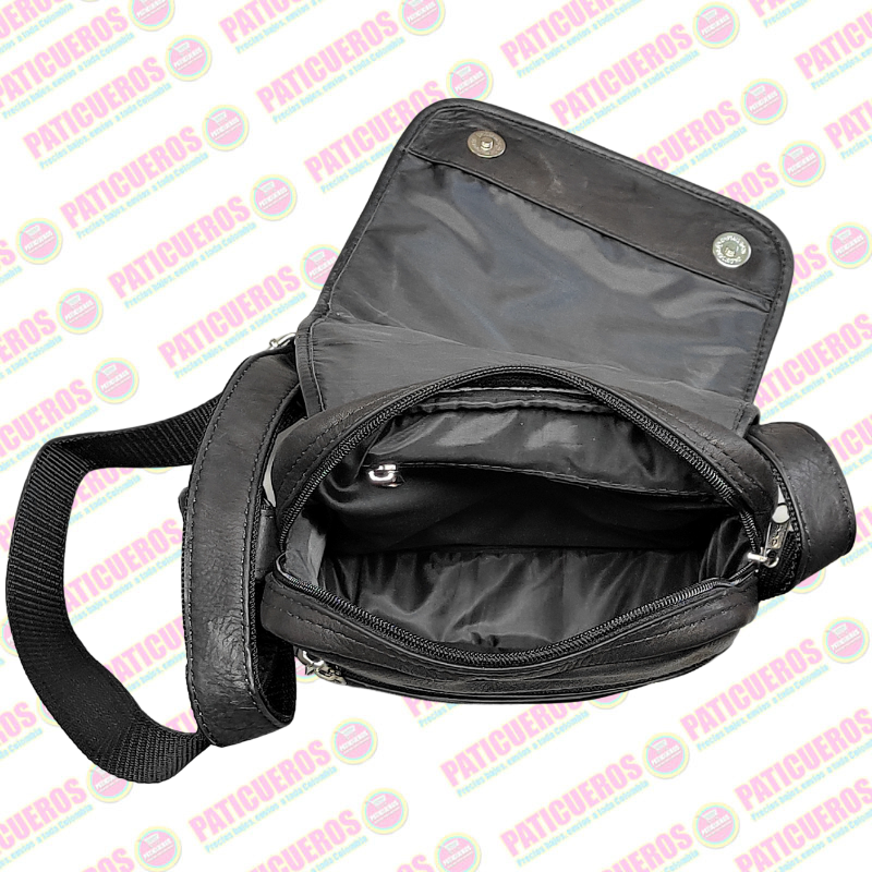 🎁 Envío Gratis / Bolso Grande Carriel Cuero Legitimo100% Maletín Manos Libres