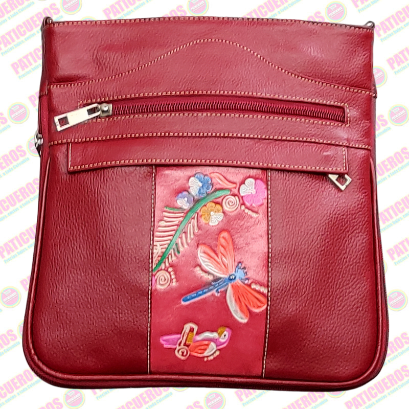 🎁 Envío Gratis / Bolso En Cuero Dama Carteras Mujer Bandolera Manos Libres