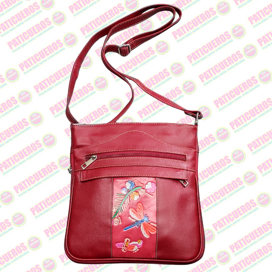 🎁 Envío Gratis / Bolso En Cuero Dama Carteras Mujer Bandolera Manos Libres