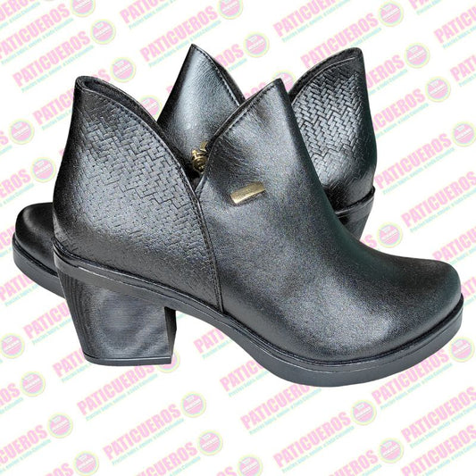 🚨 Producto En Liquidación / Botines En Cuero Para Dama Mujer Llegada Veloz A Toda Colombia