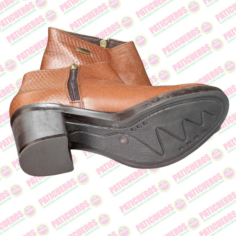 🚨 Producto En Liquidación / Botines Botas Zapatos En Cuero Para Mujer Envío Rápido A Toda Colombia