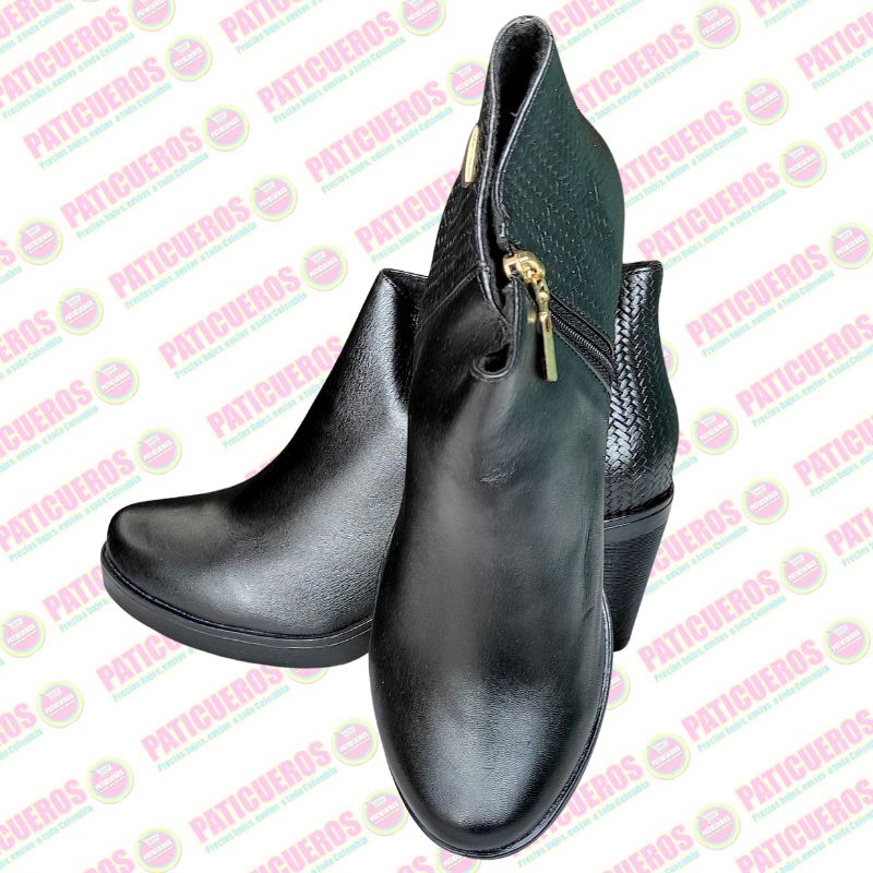 🚨 Producto En Liquidación / Botines Botas Zapatos En Cuero Para Mujer Envío Rápido A Toda Colombia