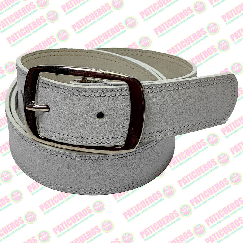 🚨 Producto En Liquidación / Cinturón En Cuero Para Mujer 3,5 Centímetros De Ancho Correa Para Dama Envío Rápido