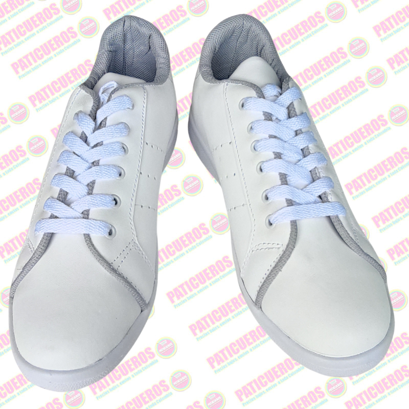 🚨 Producto En Liquidación / Tenis Zapatillas Colegial Cuero Blanco Envío 2 Días Toda Colombia Unisex