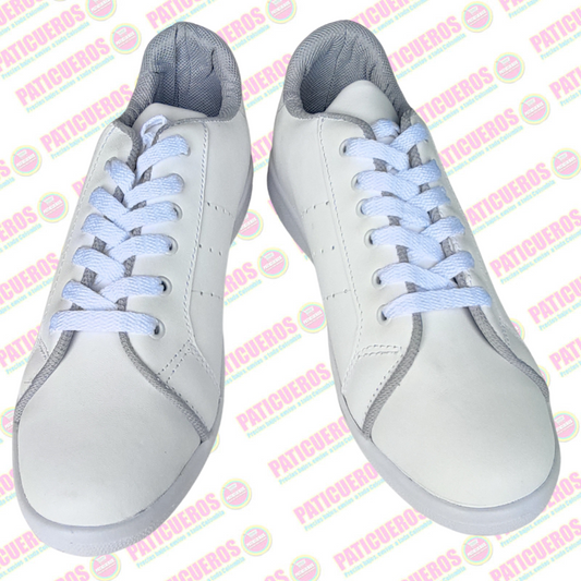 🚨 Producto En Liquidación / Tenis Zapatillas Colegial Cuero Blanco Envío 2 Días Toda Colombia Unisex