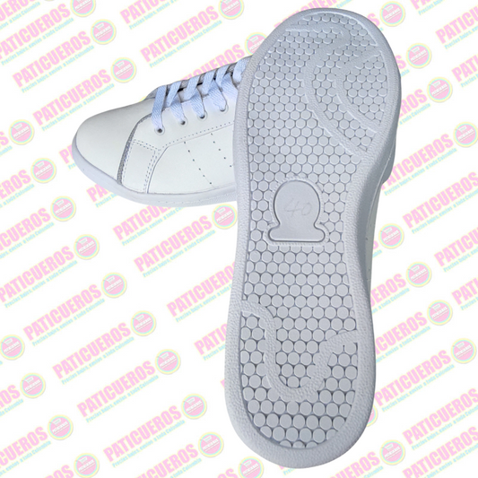 🚨 Producto En Liquidación / Tenis Zapatillas Colegial Cuero Blanco Envío 2 Días Toda Colombia Unisex