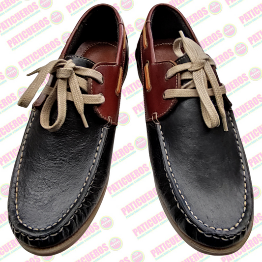 🚨 Producto En Liquidación / Zapatos Estilo Apache Mocasín En Cuero Para Hombre