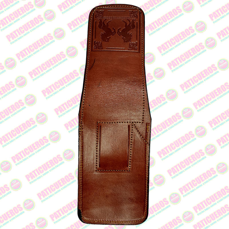 🚨 Producto En Liquidación / Estuche Cualquier Celular En Cuero Para Poner En El Cinturón