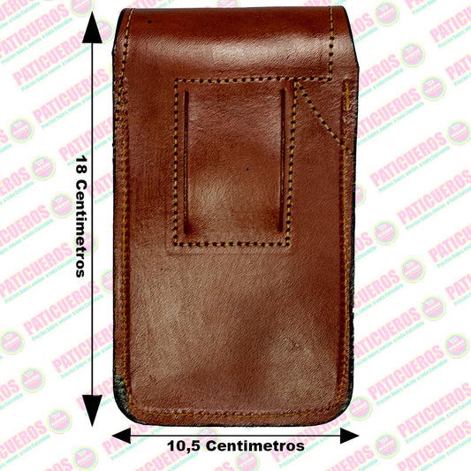🚨 Producto En Liquidación / Estuche Cualquier Celular En Cuero Para Poner En El Cinturón