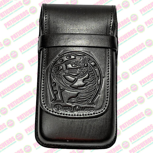🚨 Producto En Liquidación / Estuche Cualquier Celular En Cuero Para Poner En El Cinturón
