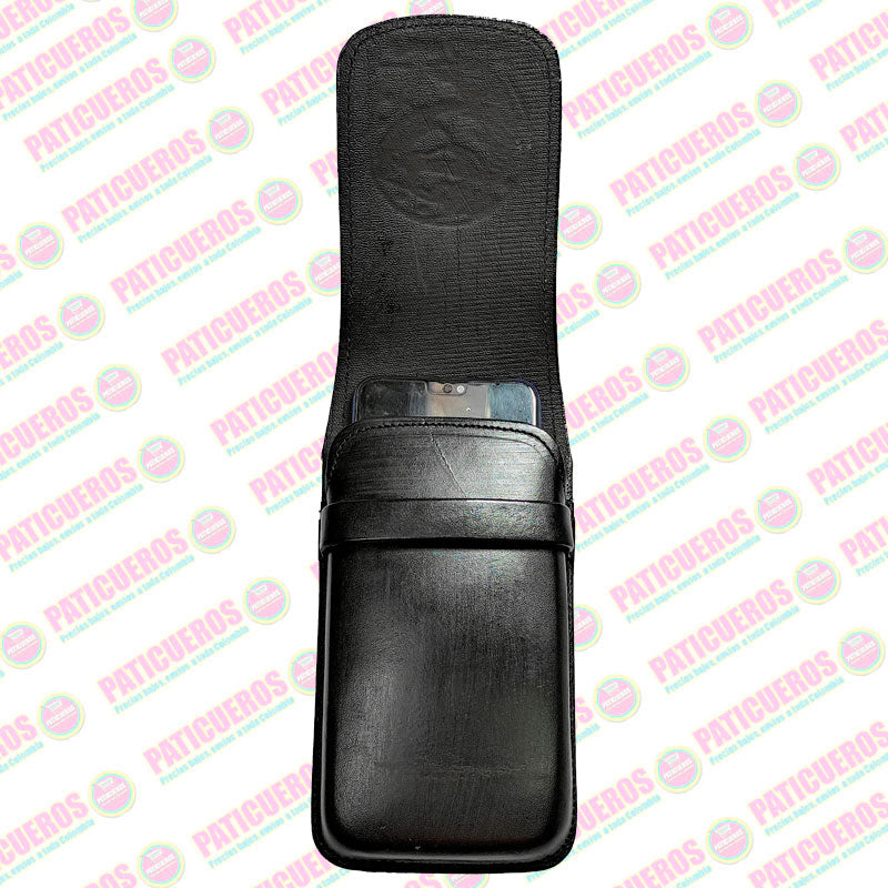 🚨 Producto En Liquidación / Estuche Cualquier Celular En Cuero Para Poner En El Cinturón