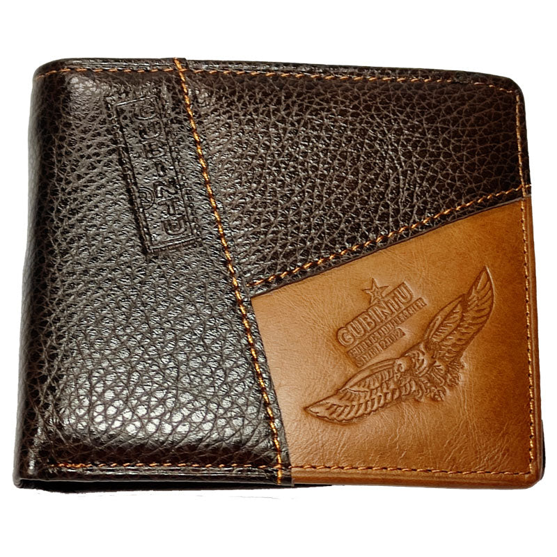 🚨 Producto En Liquidación / Billetera En Cuero Gubintu Importada 16 Bolsillos Hombre