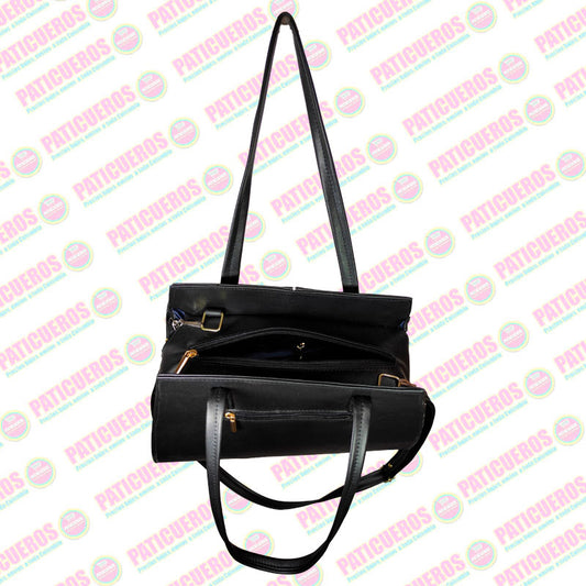 🚨 Producto En Liquidación / Bolso Diseño Liso De Material Sintético Con Asas Para Mujer Hecho En Colombia