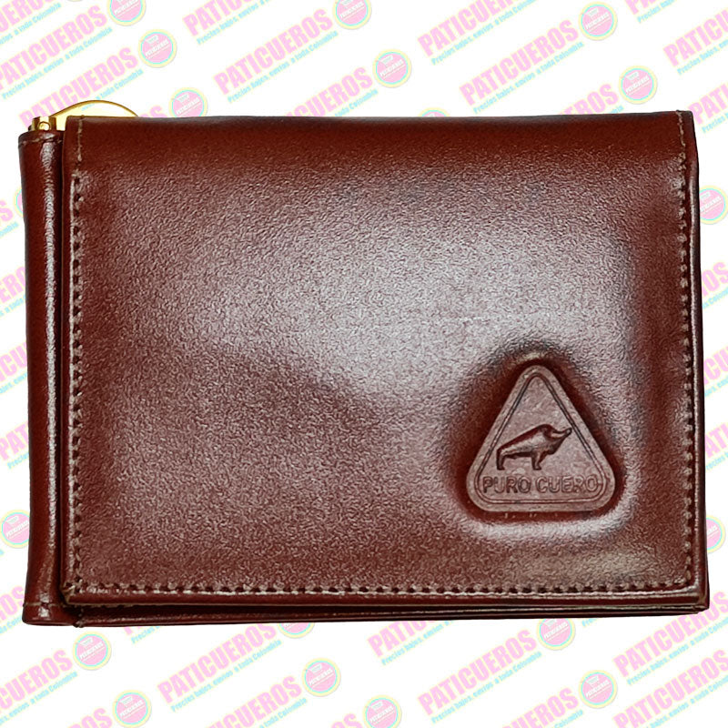 Porta Billetes Tarjetero En Cuero Mejor Precio