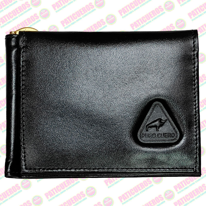 Porta Billetes Tarjetero En Cuero Mejor Precio
