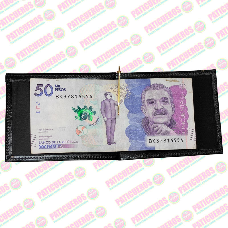 Porta Billetes Tarjetero En Cuero Mejor Precio