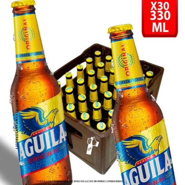 Cerveza Águila 330 ml - Canasta de 30 Unidades, Entrega Rápida en Usme, La Fiscala y Molinos